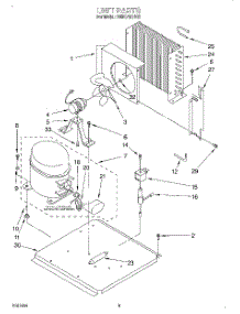06 - Unit parts for Whirlpool Ice Machine O53CAE1612 from AppliancePartsPros.com