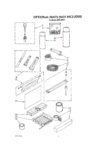 05 - Optional parts for Whirlpool Ice Machine BR51IMW1 from AppliancePartsPros.com