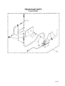 06 - Drain Pump parts for Whirlpool Ice Machine BR51IMW1 from AppliancePartsPros.com