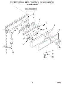 04 - Escutcheon And Control Components parts for Whirlpool Ice Machine JLAIC5053 from AppliancePartsPros.com