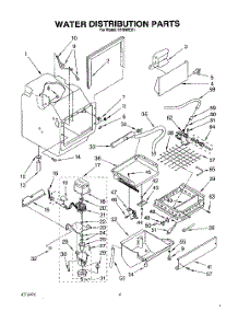 03 - Water Distribution parts for Whirlpool Ice Machine 51IMWEX1 from AppliancePartsPros.com