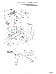 04 - Control Panel parts for Whirlpool Ice Machine JZ235P0 from AppliancePartsPros.com