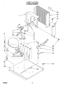 03 - Unit parts for Whirlpool Ice Machine EC5150WV2 from AppliancePartsPros.com