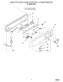 05 - Escutcheon And Control Components parts for Whirlpool Ice Machine ACS50 from AppliancePartsPros.com