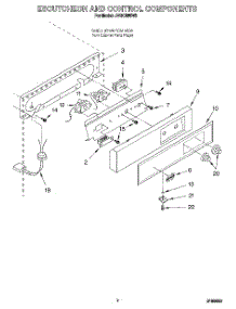 05 - Escutcheon And Control Components parts for Whirlpool Ice Machine JVGC535W2 from AppliancePartsPros.com