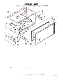 08 - Cabinet parts for Whirlpool Ice Machine CCH12WSK from AppliancePartsPros.com