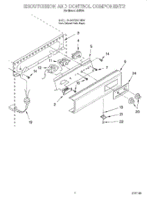 05 - Escutcheon And Control Components parts for Whirlpool Ice Machine JZ5064 from AppliancePartsPros.com