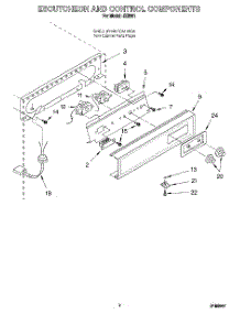 05 - Escutcheon And Control Components parts for Whirlpool Ice Machine JZ5061 from AppliancePartsPros.com