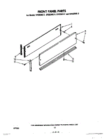 09 - Front Panel parts for Whirlpool Ice Machine CFCS3AS3 from AppliancePartsPros.com