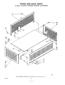 09 - Hood And Back , Lit / Optional parts for Whirlpool Ice Machine CCH12WEK from AppliancePartsPros.com