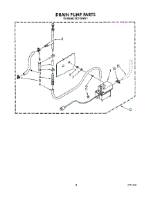 05 - Drain Pump parts for Whirlpool Ice Machine EC5150WV1 from AppliancePartsPros.com