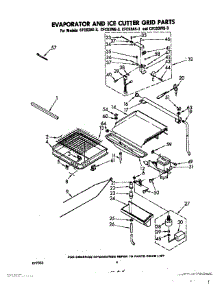 03 - Evaporator And Ice Cutter Grid parts for Whirlpool Ice Machine CFCS3WS3 from AppliancePartsPros.com