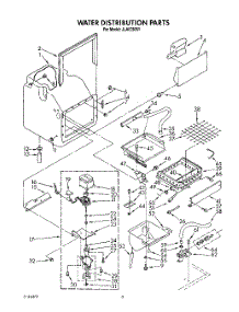 02 - Water Distribution parts for Whirlpool Ice Machine JLAIC5051 from AppliancePartsPros.com