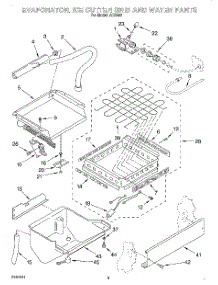 03 - Evaporator, Ice Cutter Grid And Water parts for Whirlpool Ice Machine ACS502 from AppliancePartsPros.com