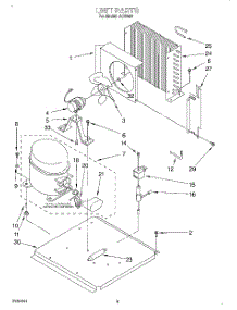 06 - Unit parts for Whirlpool Ice Machine ACS502 from AppliancePartsPros.com