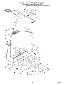 04 - Control Panel parts for Whirlpool Ice Machine GI1500PHB0 from AppliancePartsPros.com