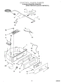 04 - Control Panel parts for Whirlpool Ice Machine GI1500XHT1 from AppliancePartsPros.com