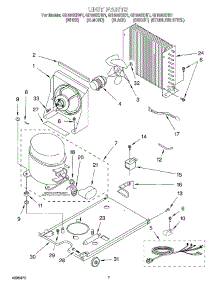 05 - Unit parts for Whirlpool Ice Machine GI1500XHW1 from AppliancePartsPros.com