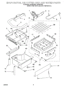 02 - Evaporator, Ice Cutter Grid And Water parts for Whirlpool Ice Machine GI1500PHW0 from AppliancePartsPros.com