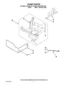 03 - Pump Parts parts for Whirlpool Ice Machine GI15NDXXB0 from AppliancePartsPros.com