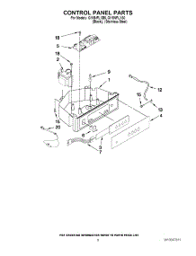 04 - Control Panel Parts parts for Whirlpool Ice Machine GI15NFLXS0 from AppliancePartsPros.com