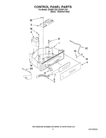 04 - Control Panel Parts parts for Whirlpool Ice Machine GI15NFLTS4 from AppliancePartsPros.com