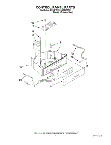 04 - Control Panel Parts parts for Whirlpool Ice Machine GI15NFRTB4 from AppliancePartsPros.com