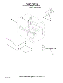 03 - Pump Parts parts for Whirlpool Ice Machine GI15NFRTB3 from AppliancePartsPros.com