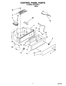 04 - Control Panel Parts parts for Whirlpool Ice Machine JEACS50SL8 from AppliancePartsPros.com