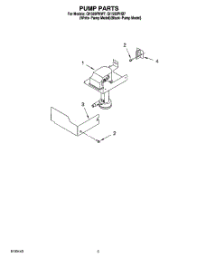 03 - Pump Parts parts for Whirlpool Ice Machine GI1500PHW7 from AppliancePartsPros.com
