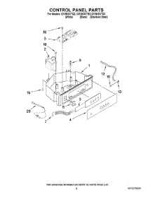 04 - Control Panel Parts parts for Whirlpool Ice Machine GI15NDXTB3 from AppliancePartsPros.com