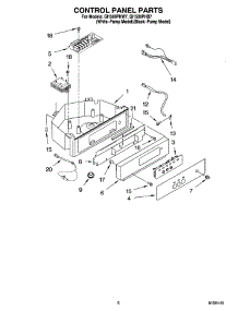04 - Control Panel Parts parts for Whirlpool Ice Machine GI1500PHB7 from AppliancePartsPros.com