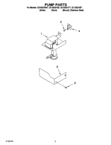 03 - Pump Parts parts for Whirlpool Ice Machine GI1500XHT7 from AppliancePartsPros.com