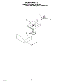 03 - Pump Parts parts for Whirlpool Ice Machine GI1500PHW6 from AppliancePartsPros.com