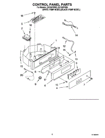 04 - Control Panel Parts parts for Whirlpool Ice Machine GI1500PHW6 from AppliancePartsPros.com