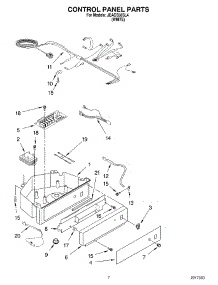 04 - Control Panel Parts parts for Whirlpool Ice Machine JEACS50SL4 from AppliancePartsPros.com