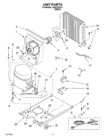 05 - Unit Parts parts for Whirlpool Ice Machine JEACS50SL4 from AppliancePartsPros.com