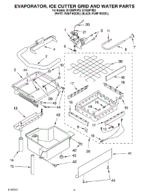 02 - Evaporator, Ice Cutter Grid And Water parts for Whirlpool Ice Machine GI1500PHW3 from AppliancePartsPros.com