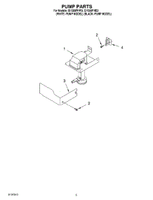 03 - Pump parts for Whirlpool Ice Machine GI1500PHW3 from AppliancePartsPros.com