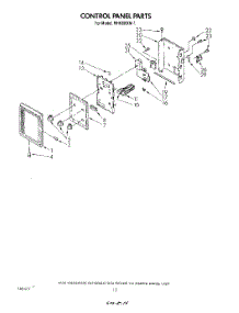 07 - Control Panel parts for Whirlpool Microwave MH6300XM1 from AppliancePartsPros.com