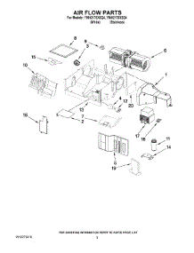 04 - Air Flow Parts parts for Whirlpool Microwave YMH2175XSQ4 from AppliancePartsPros.com