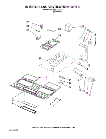 03 - Interior And Ventilation Parts parts for Whirlpool Microwave MH2175XSS4 from AppliancePartsPros.com