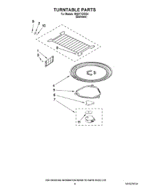 05 - Turntable Parts parts for Whirlpool Microwave MH2175XSS4 from AppliancePartsPros.com