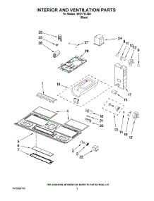 03 - Interior And Ventilation Parts parts for Whirlpool Microwave MH2175XSB4 from AppliancePartsPros.com