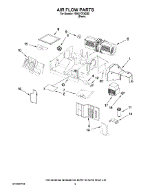04 - Air Flow Parts parts for Whirlpool Microwave YMH2175XSB5 from AppliancePartsPros.com