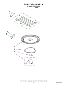05 - Turntable Parts parts for Whirlpool Microwave YMH2175XSB5 from AppliancePartsPros.com