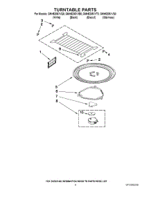 05 - Turntable Parts parts for Whirlpool Microwave GMH5205XVQ0 from AppliancePartsPros.com