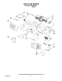 04 - Air Flow Parts parts for Whirlpool Microwave YMH2175XSB4 from AppliancePartsPros.com