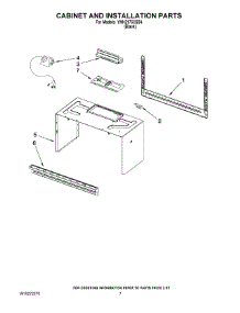 06 - Cabinet And Installation Parts parts for Whirlpool Microwave YMH2175XSB4 from AppliancePartsPros.com