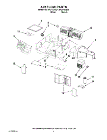 04 - Air Flow Parts parts for Whirlpool Microwave MH2175XSQ4 from AppliancePartsPros.com